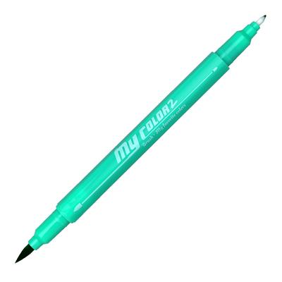 Dong-A My Color 2 Brush Fırça Uçlu Çift Taraflı Keçeli Kalem 53 Emerald Green