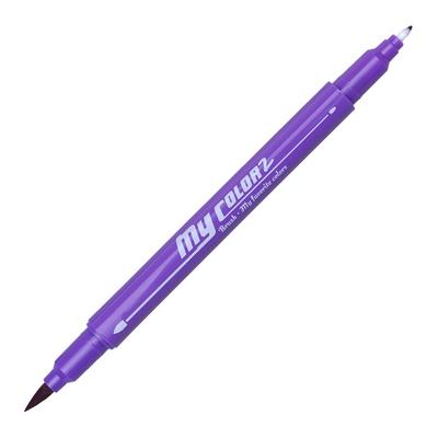 Dong-A My Color 2 Brush Fırça Uçlu Çift Taraflı Keçeli Kalem 19 Purple