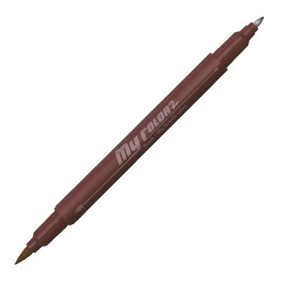 Dong-A My Color 2 Brush Fırça Uçlu Çift Taraflı Keçeli Kalem 31 Brown