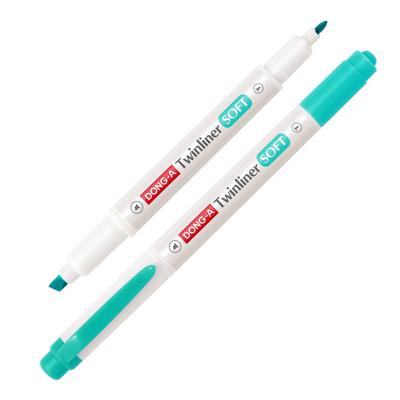 Dong-A Twinliner Soft Çift Taraflı İşaretleme Kalemi 55 Emerald