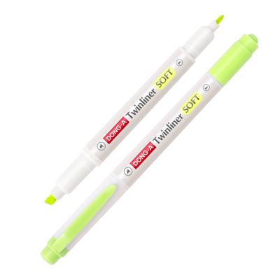 Dong-A Twinliner Soft Çift Taraflı İşaretleme Kalemi 05 Yellow