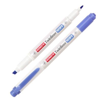 Dong-A Twinliner Soft Çift Taraflı İşaretleme Kalemi 20 Violet