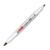 Dong-A Twinliner Soft Brush Fırça Uçlu Çift Taraflı Kalem 02 Lemon Yellow