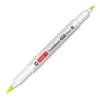 Dong-A Twinliner Soft Brush Fırça Uçlu Çift Taraflı Kalem 05 Yellow