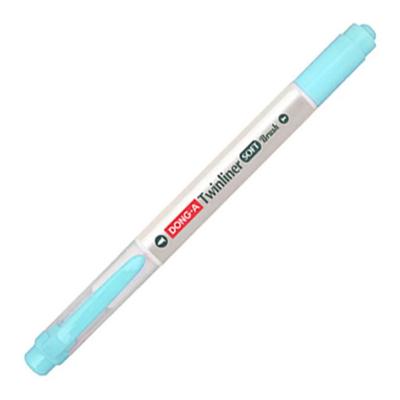 Dong-A Twinliner Soft Brush Fırça Uçlu Çift Taraflı Kalem 37 Sky Blue