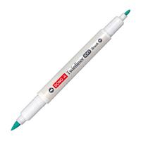 Dong-A Twinliner Soft Brush Fırça Uçlu Çift Taraflı Kalem 55 Emerald