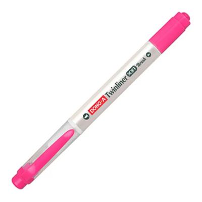 Dong-A Twinliner Soft Brush Fırça Uçlu Çift Taraflı Kalem 69 Scarlet