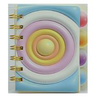 Taros 7444 Candy Seperatörlü Mini Not Defteri 10X10cm 80 Yaprak Çizgili