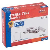 Kraf Arşiv Tipi Kollu Makine İçin Zımba Teli 23/20 Beyaz