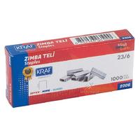 Kraf Arşiv Tipi Kollu Makine İçin Zımba Teli 23/6 Beyaz