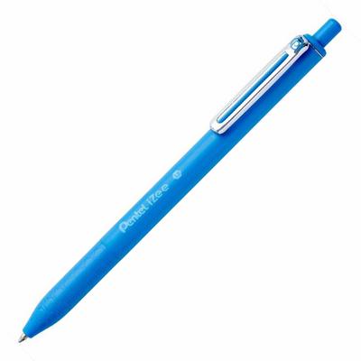 Pentel İzee Bx470 Basmalı Tükenmez Kalem Gök Mavi