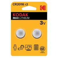Kodak Max Lithium Button Düğme Pil Cr2016 2'Li Paket