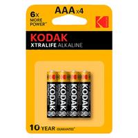 Kodak Xtralife Alkaline Aaa İnce Kalem Pil 4'Lü Paket