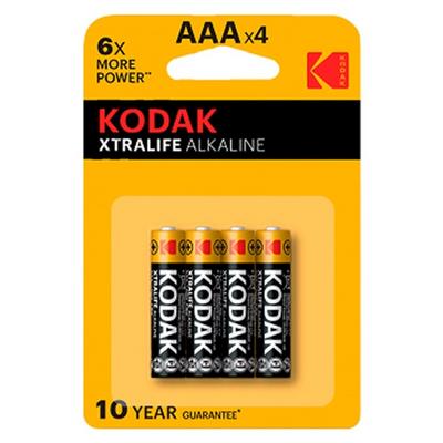 Kodak Xtralife Alkaline Aaa İnce Kalem Pil 4'Lü Paket
