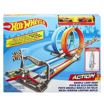 Hot Wheels Gfh85 Çift Çemberde Depar Pist Seti