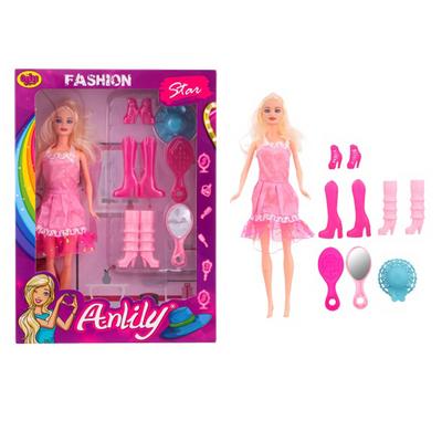 Anlily 2439 Aynalı Çizmeli Bebek