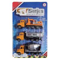 City Series Mini Kamyon Seti 3'Lü