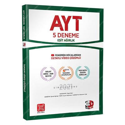 Üçd Ayt Eşit Ağırlık Deneme 5'Li Set