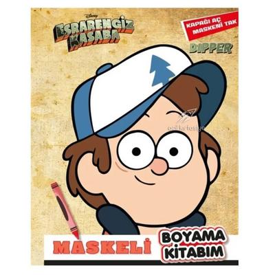 Beta Kids - Esrarengiz Kasaba - Maskeli Boyama Kitabı
