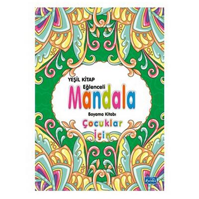 Parıltı - Çocuklar İçin Eğlenceli Mandala Yeşil Kitap