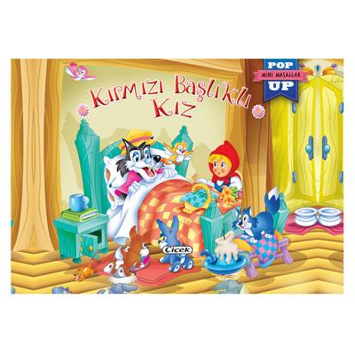 Çiçek Pop Up 3 Boyutlu Masallar - Kırmızı Başlıklı Kız