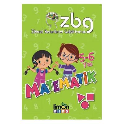 Limon Kids - Zihinsel Becerilerimi Geliştiriyorum Matematik 5-6 Yaş