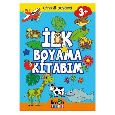 Limon Kids - Örnekli İlk Boyama Kitabım