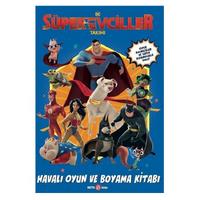 Beta Kids - Dc Süper Evciller Takımı - Havalı Oyun Ve Boyama Kitabı