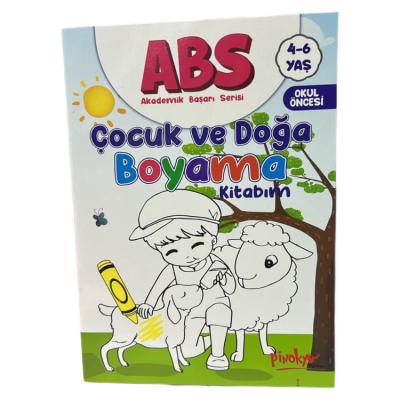 Pinokyo - Akademik Başarı Serisi Boyama Kitabı Çocuk Ve Doğa