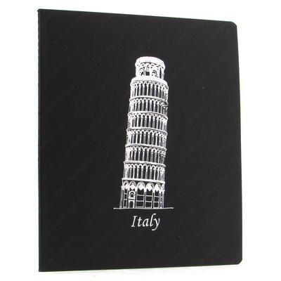 Liz Syh22 Siyah Kapak Defter 20X22 40 Yaprak Çizgili Italy