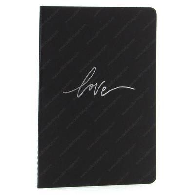 Liz Syh13 Siyah Kapak Defter 13X21 40 Yaprak Çizgili Love