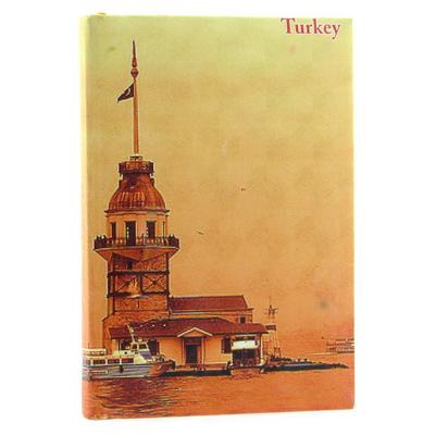 Liz Pv180 Pvc Kapaklı Lüks Defter 14X20cm Çizgili Kız Kulesi
