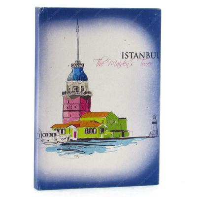 Liz Pv180 Pvc Kapaklı Lüks Defter 14X20cm Çizgili Kız Kulesi 2