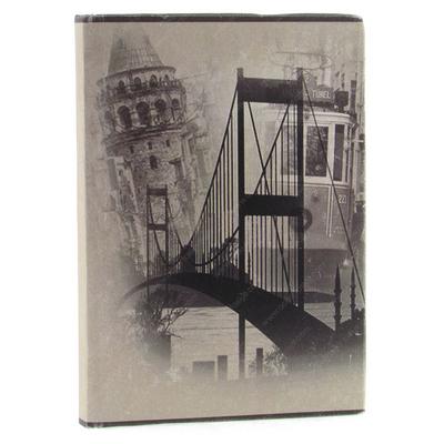 Liz Pv180 Pvc Kapaklı Lüks Defter 14X20cm Çizgili İstanbul