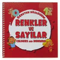 Mor Şemsiye - Öğreten Sözlüğüm Türkçe Ve İngilizce Renkler Ve Sayılar