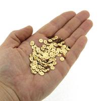 Elişi Pulu 6Mm 3Gr Paket Koyu Gold