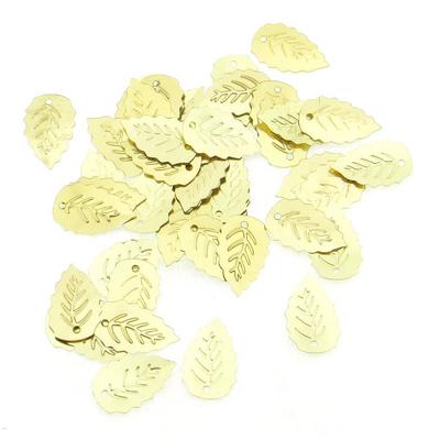 Elişi Pulu 20Mm 5Gr Paket Yaprak Koyu Altın