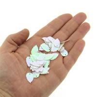 Elişi Pulu 20Mm 5Gr Paket Yaprak Beyaz Gökkuşağı