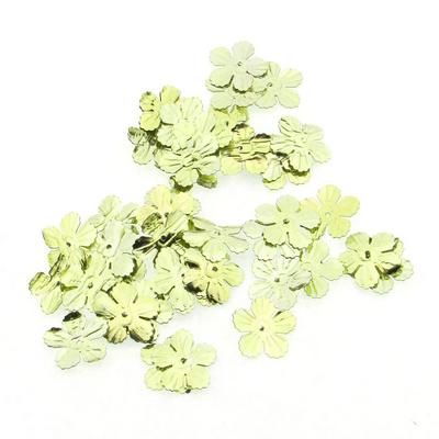 Elişi Pulu 19Mm 5Gr Paket Çiçek Koyu Altın