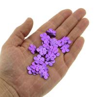 Elişi Pulu 19Mm 5Gr Paket Çiçek Mor