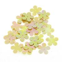 Elişi Pulu 19Mm 5Gr Paket Çiçek Gökkuşağı Soluk Sarı