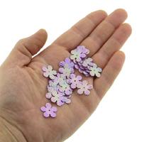 Elişi Pulu 19Mm 5Gr Paket Çiçek Gökkuşağı Lila