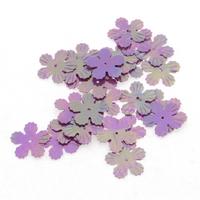 Elişi Pulu 19Mm 5Gr Paket Çiçek Gökkuşağı Lila
