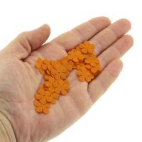 Elişi Pulu 19Mm 5Gr Paket Çiçek Turuncu