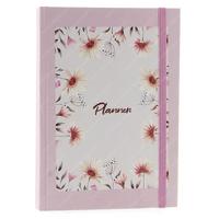 Liz Iso180 İzometrik Noktalı Defter 14X20cm Flower Light Pink