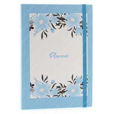 Liz Iso180 İzometrik Noktalı Defter 14X20cm Flower Blue