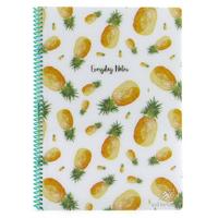 Keskin Color Summer Fruits Pp. Sp. Defter A4 80 Yaprak Kareli Pineapple