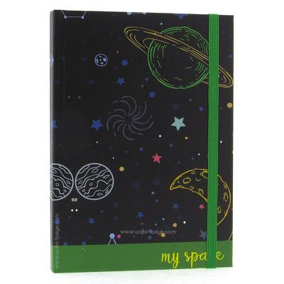 Liz Ofs129l Lastikli Defter 14X20cm Noktalı My Space Green
