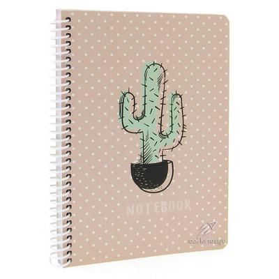 Liz Spra5 Sp Defter A5 100 Yaprak Çizgili Cactus