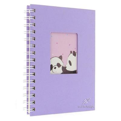 Liz Wn01 Sp Pencereli Sert Kapak Defter 14X20 140 Yaprak Çizgili Panda